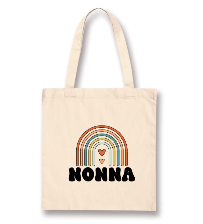 Borsa in Tela Tote Bag Colorata - Personalizzabile - Fili e Stelle