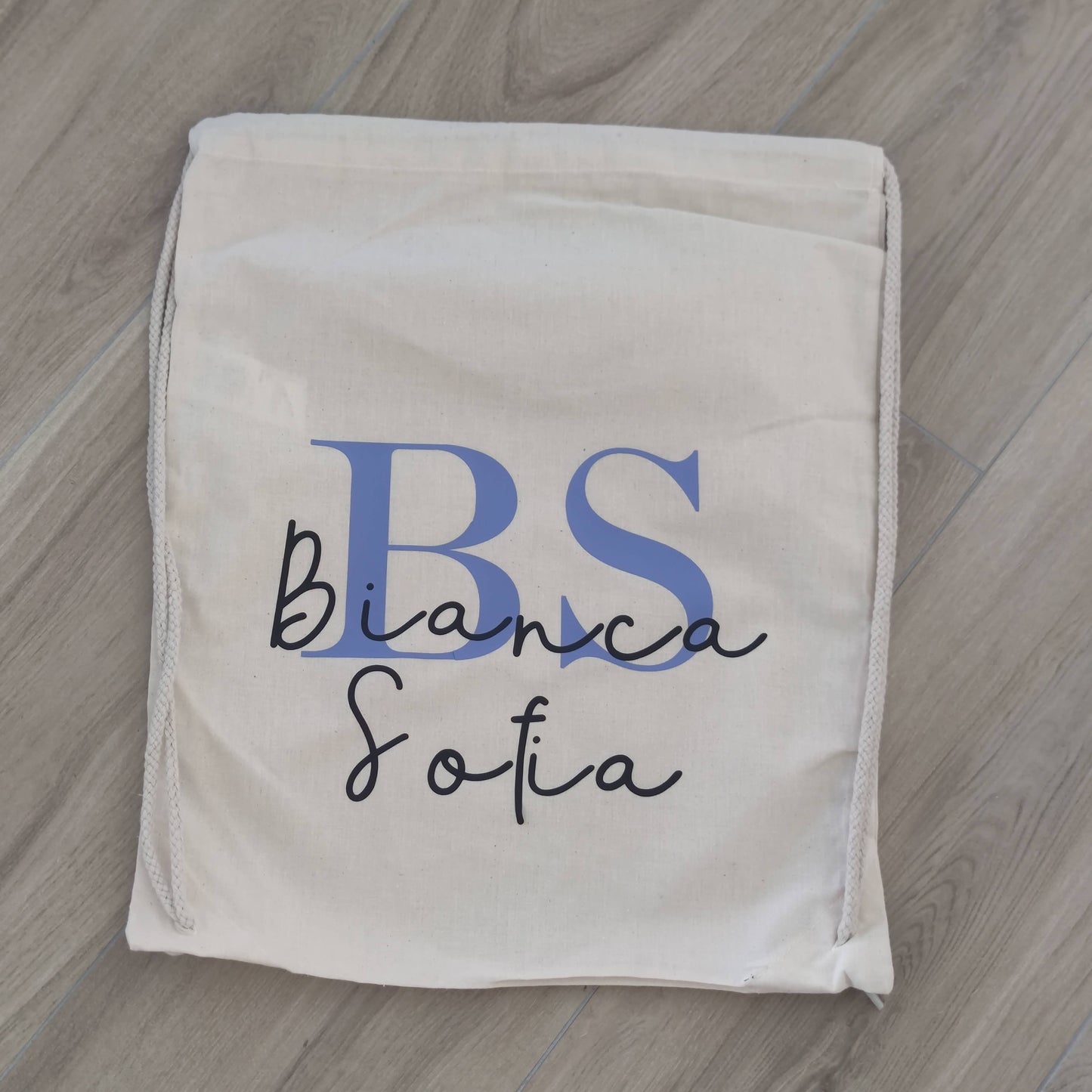 Sacca Sport in Cotone - Personalizzabile con nome - Colori Vari