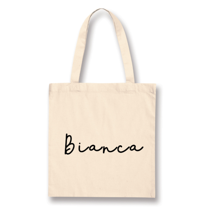 Borsa in Tela Tote Bag Colorata - Personalizzabile - Fili e Stelle