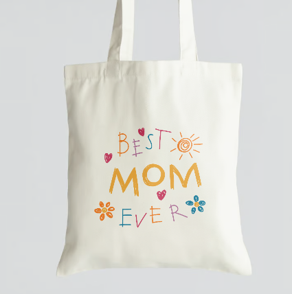 Borsa in Tela Tote Bag Colorata - Personalizzabile - Fili e Stelle