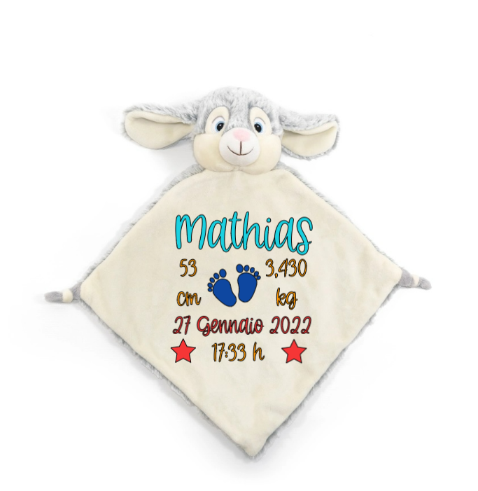 Doudou Dinosauro Personalizzabile - Fili e Stelle