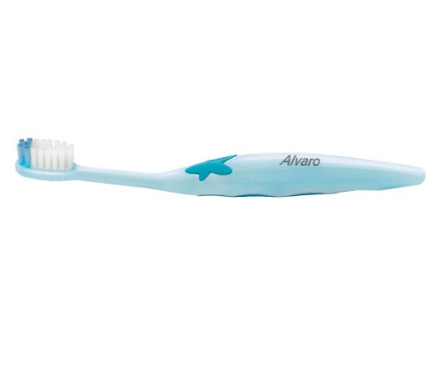 Spazzolino Denti Morbido - Rosa o azzurro - Personalizzato - Fili e Stelle