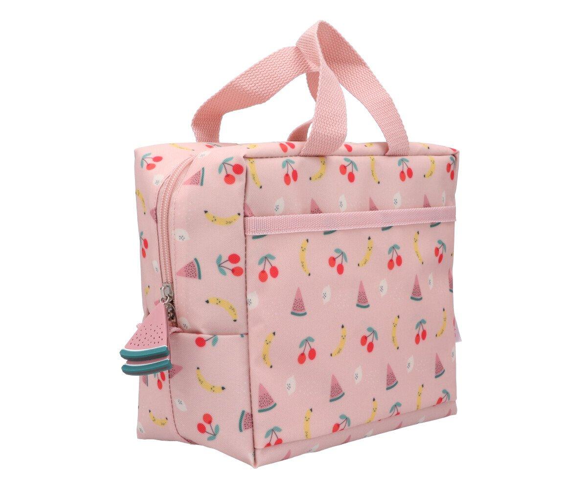 Borsa Termica Merenda Fruits Personalizzabile con Nome - Fili e Stelle