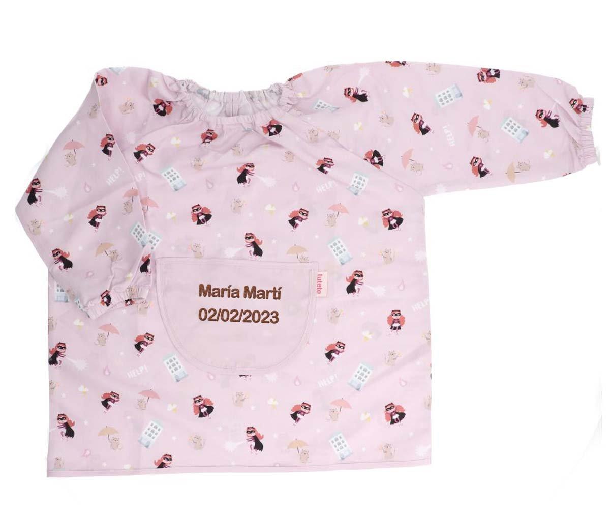 Grembiulino Personalizzabile Fantastic Girl Tasca Centrale Tg 2 - Fili e Stelle