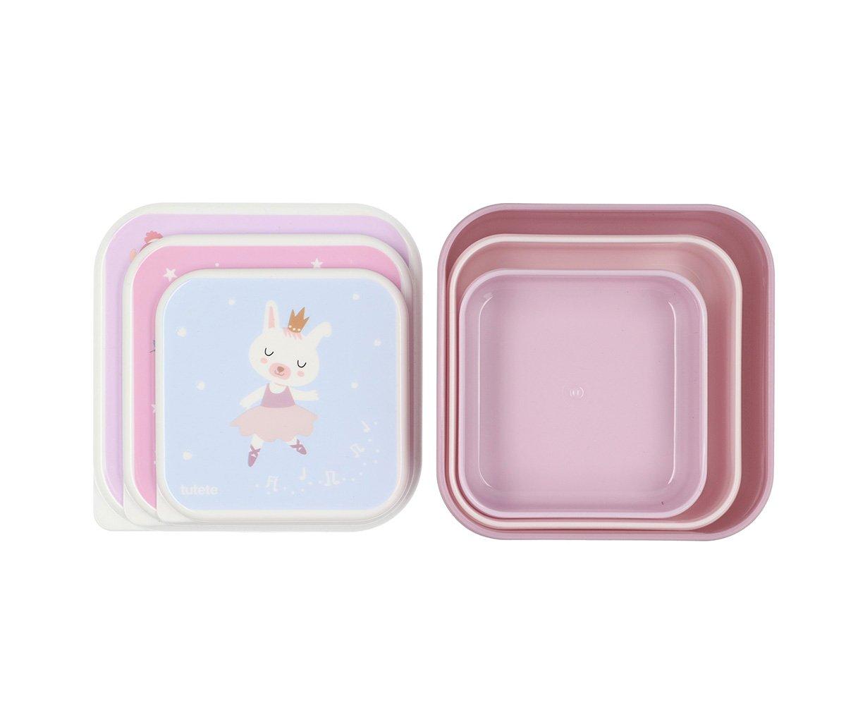 Set Personalizzato con nome - Zaino, borraccia, set 3 scatoline - Fantasia Ballet