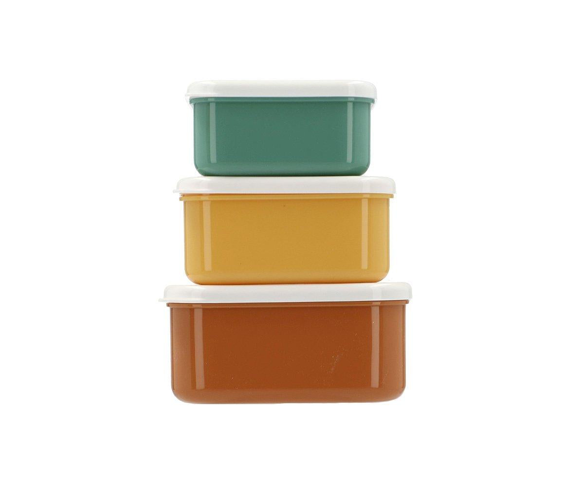 Set 3 Scatoline Snack Savannah Personalizzabili con nome - Fili e Stelle