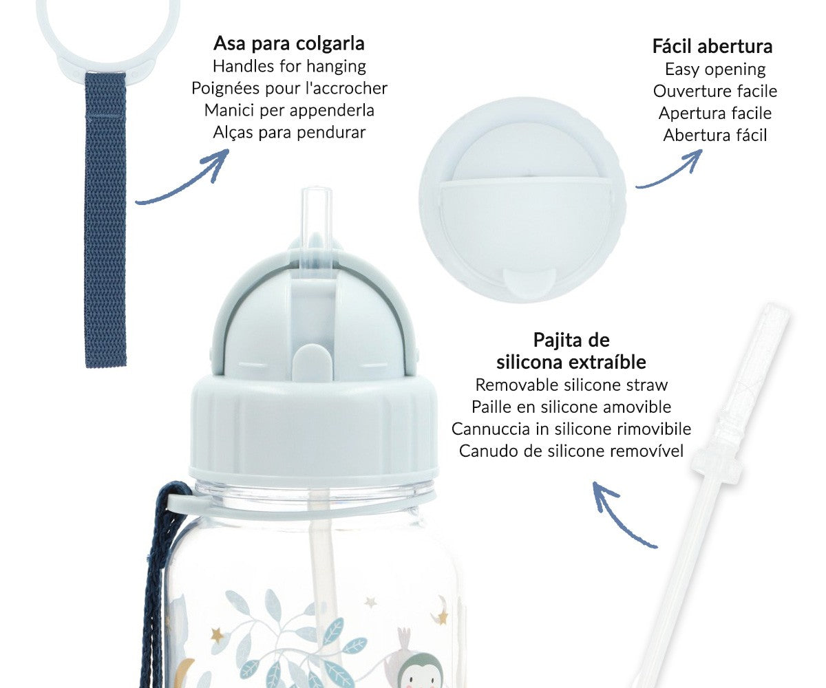 Borraccia Plastica Magical Forest Personalizzabile