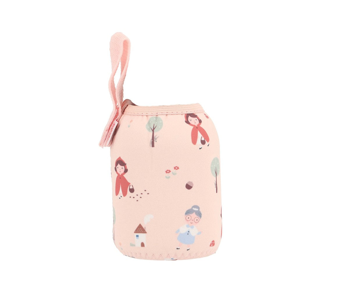 Borraccia Acciaio Fodera Little Red 350ml - Personalizzabile