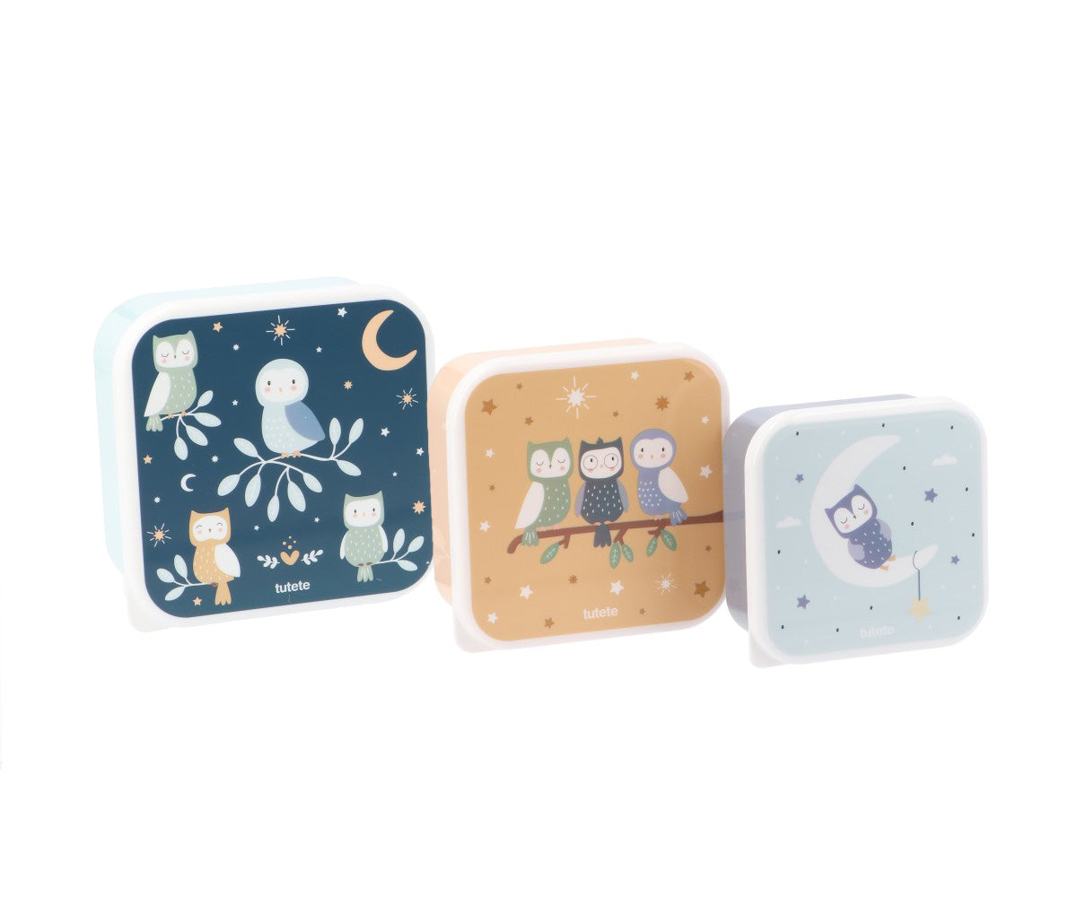 3 Scatoline Snack Tutete Magical Forest Personalizzabili con nome