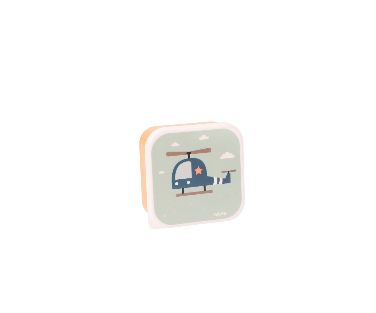 3 Scatoline Snack Tutete City Cars Personalizzabili con nome