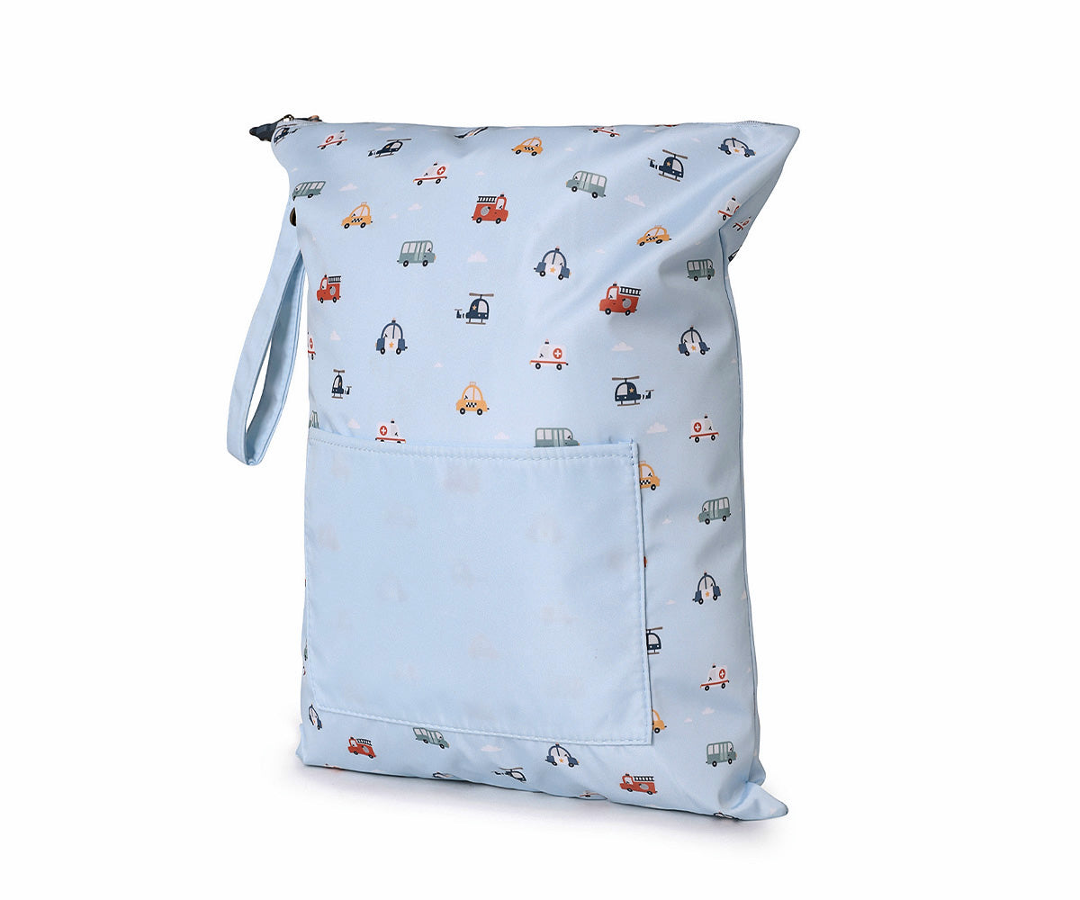 DISPONIBILE DAL 3 SETTEMBRE - Borsa Sacca Cambio Impermeabile Grande City Cars Personalizzabile