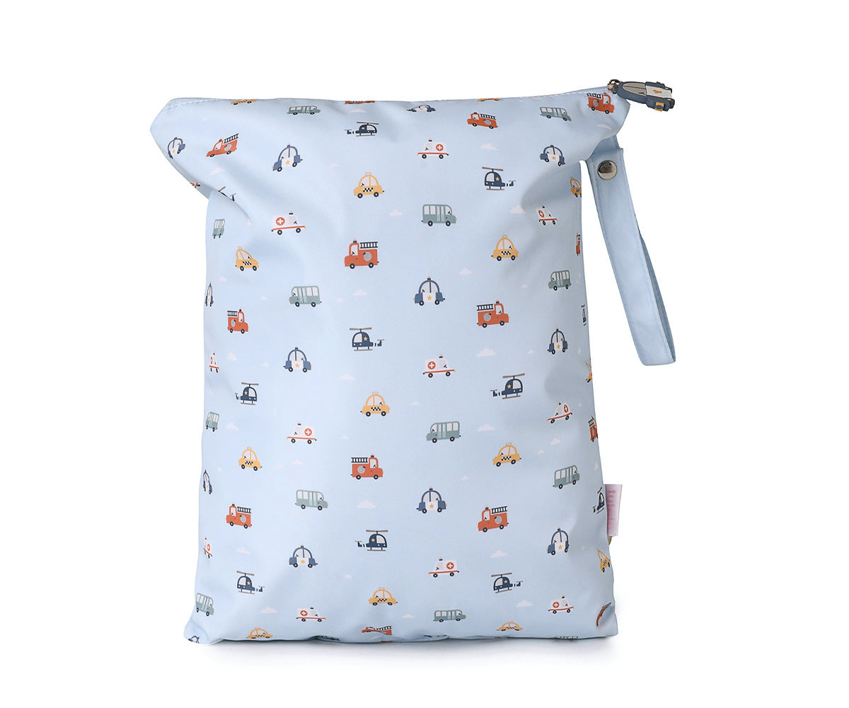 DISPONIBILE DAL 3 SETTEMBRE - Borsa Sacca Cambio Impermeabile Grande City Cars Personalizzabile