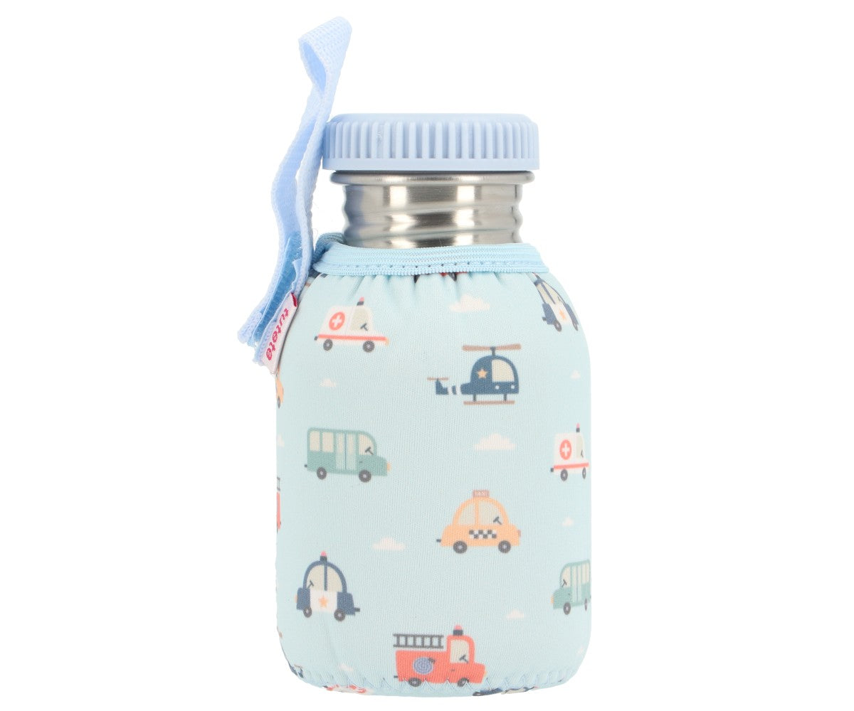 Borraccia Acciaio Fodera City Cars 350ml - Personalizzabile