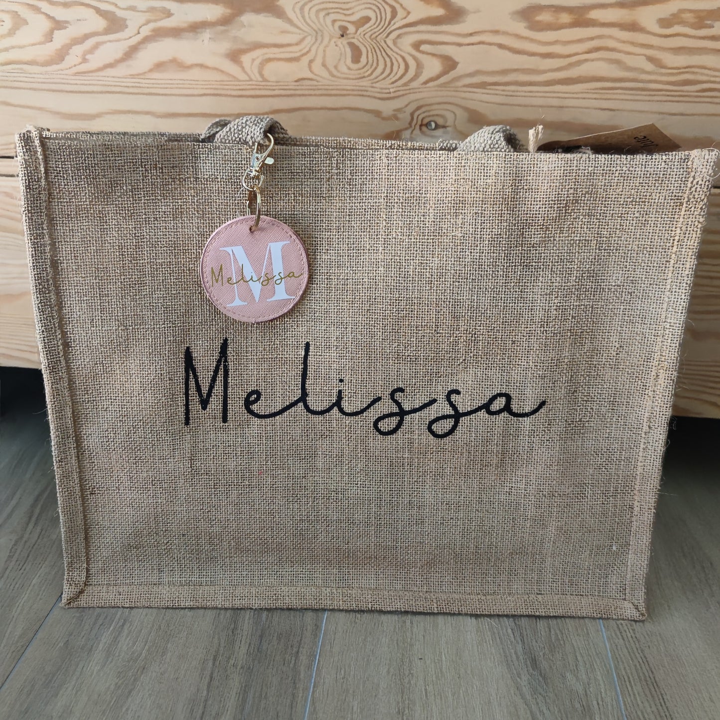 Borsa Spiaggia Soft Washed Jute Beach Bag - Personalizzata
