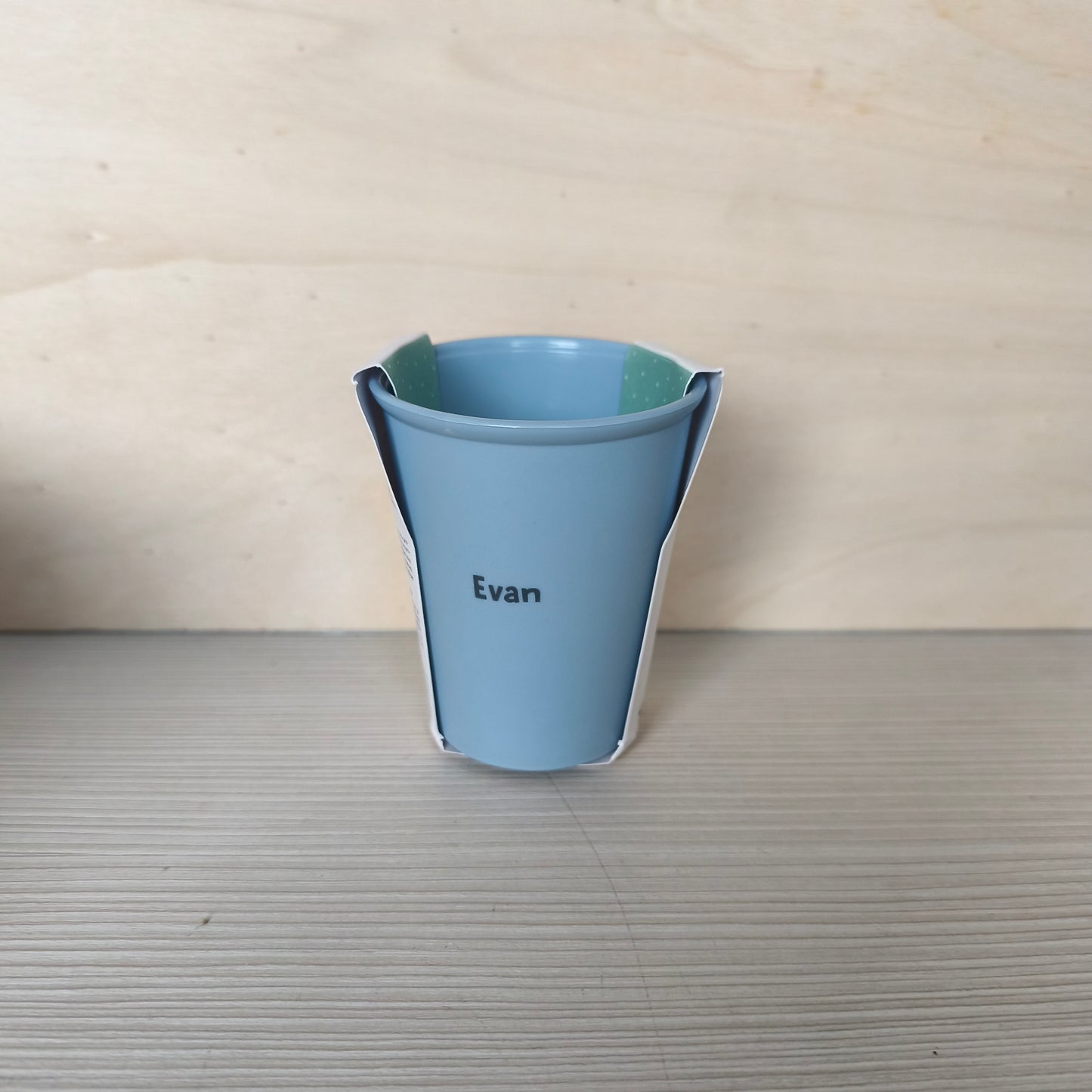 Bicchiere Monster - GIA' personalizzato EVAN - Col. Azzurro