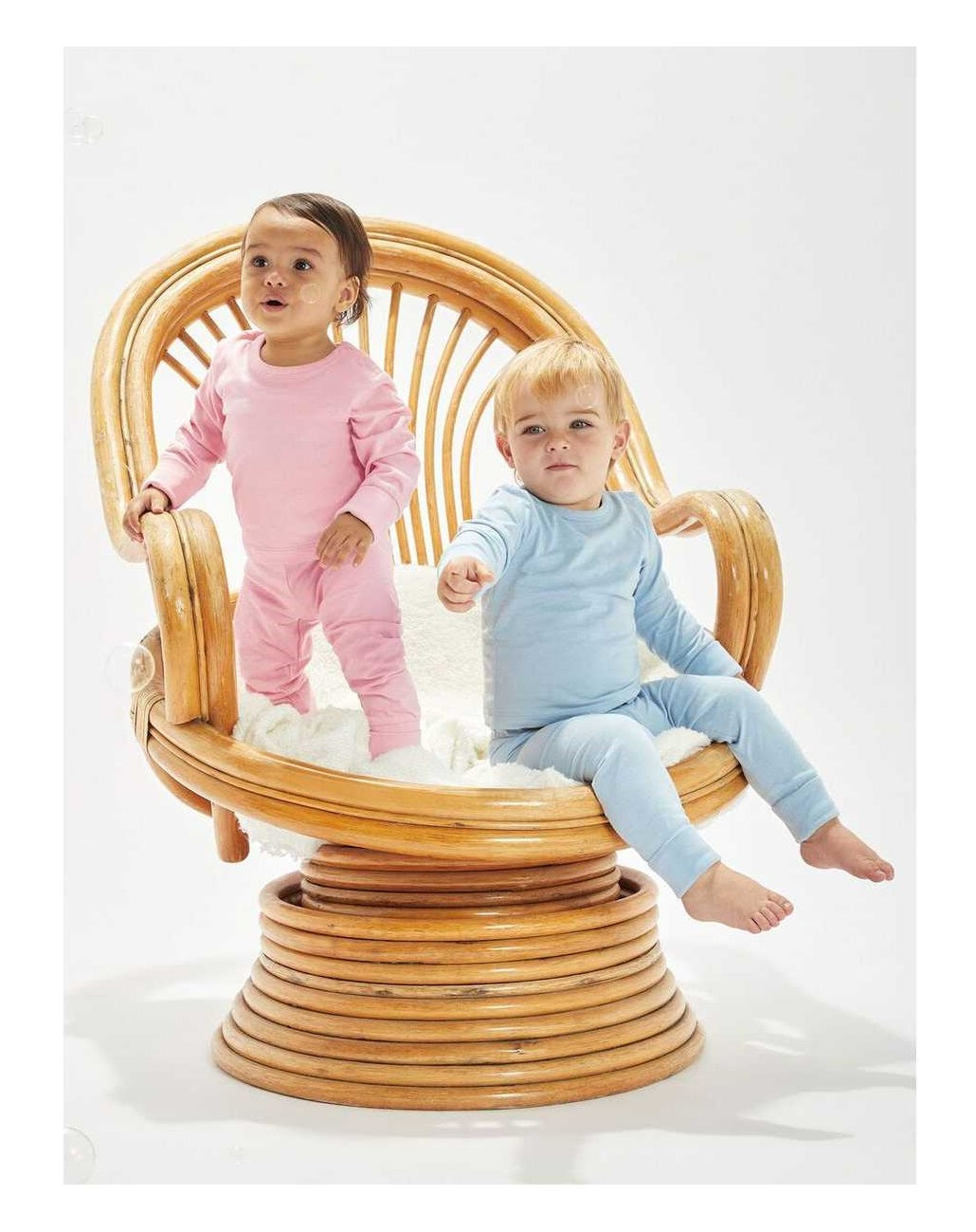 Pigiama Bimbo Cotone Azzurro - Personalizzabile - Fili e Stelle