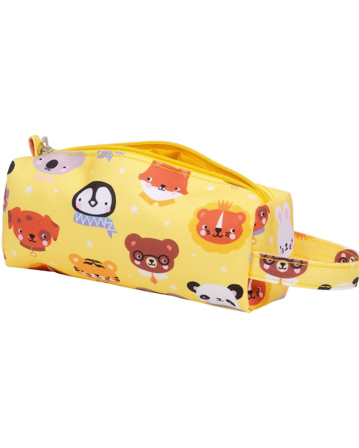 Astuccio per la Scuola con Chiusura a Zip - Amici animali - 20x8x7 cm - Personalizzabile con Nome
