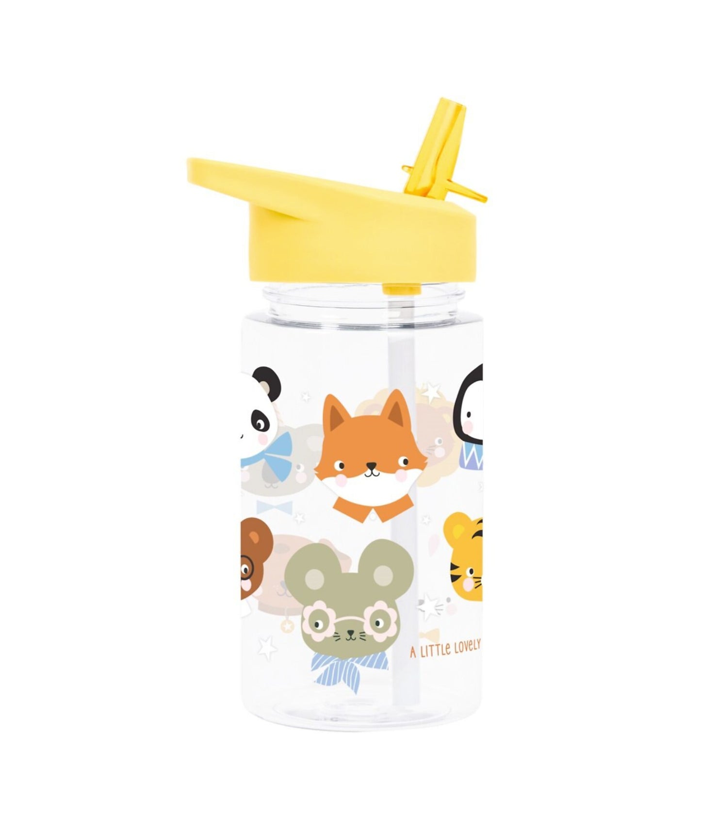 Borraccia con Cannuccia 450 ml - Amici Animali - Senza BPA