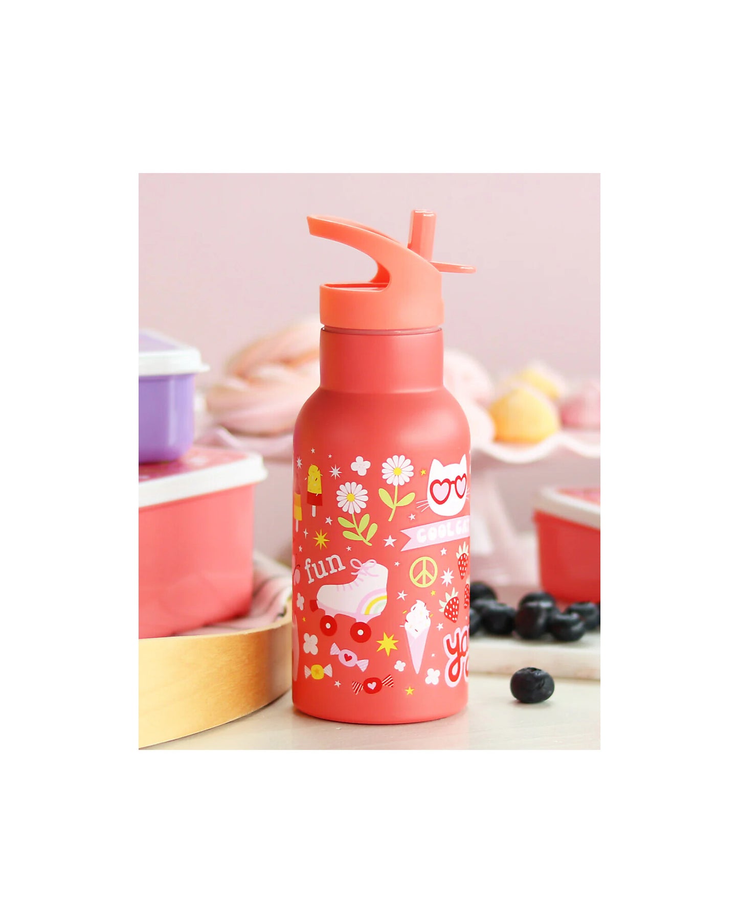 Borraccia Termica in Acciaio Inossidabile - 350 ml - Fun - Fili e Stelle