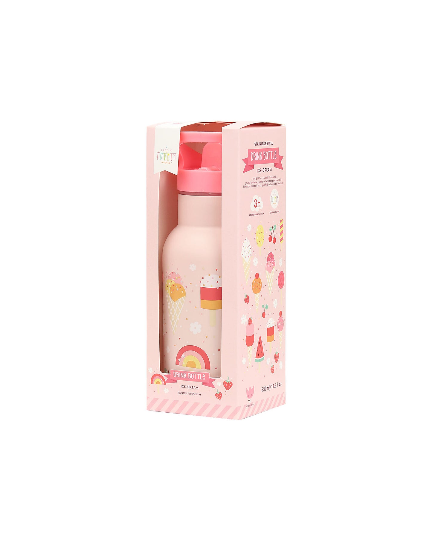 Borraccia Termica in Acciaio Inossidabile - 350 ml - Gelati - Fili e Stelle