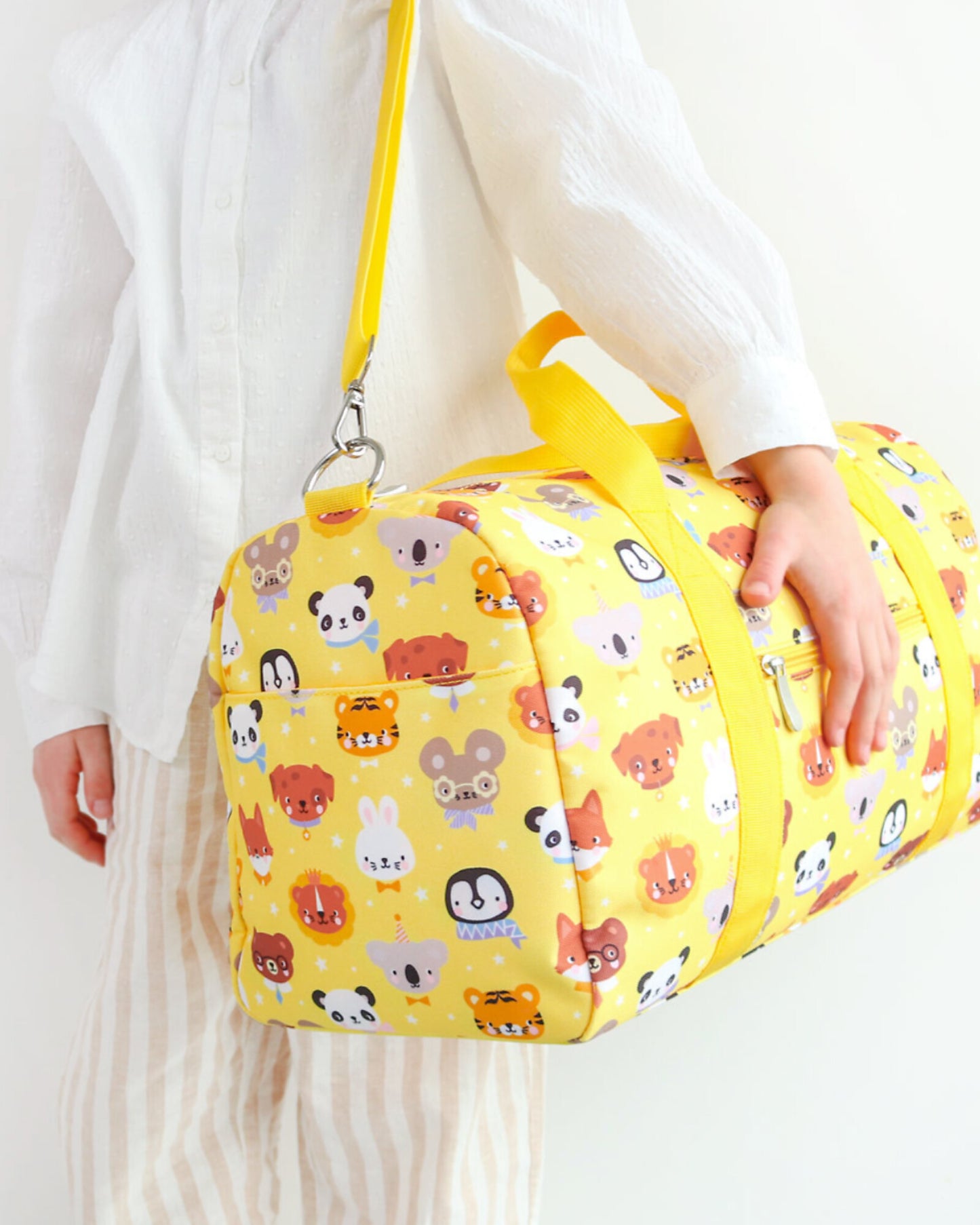 Borsa da Viaggio - Amici Animali - Dimensione Cabina 45x25x22.5cm - Personalizzabile con Nome