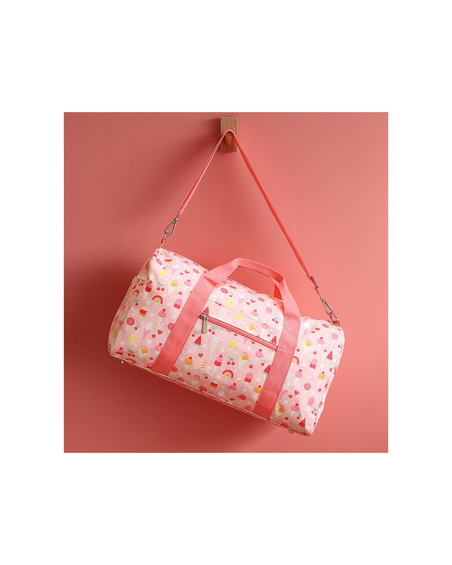 Borsa da Viaggio - Gelati - Dimensione Cabina 45x25x22.5cm - Personalizzabile con Nome - Fili e Stelle