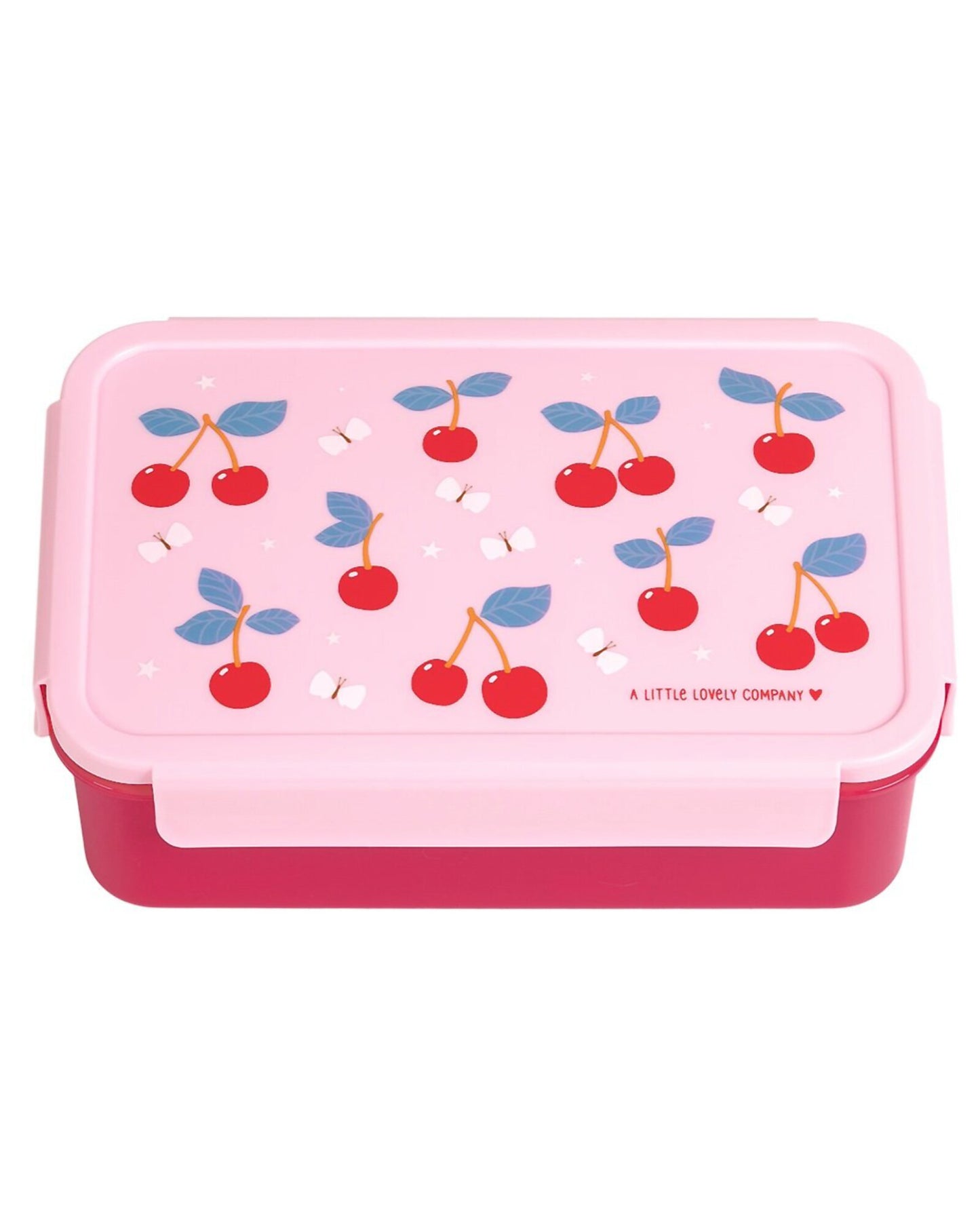 Porta Pranzo Bento - Ciliegie - Scomparti Estraibili - Personalizzabile con nome