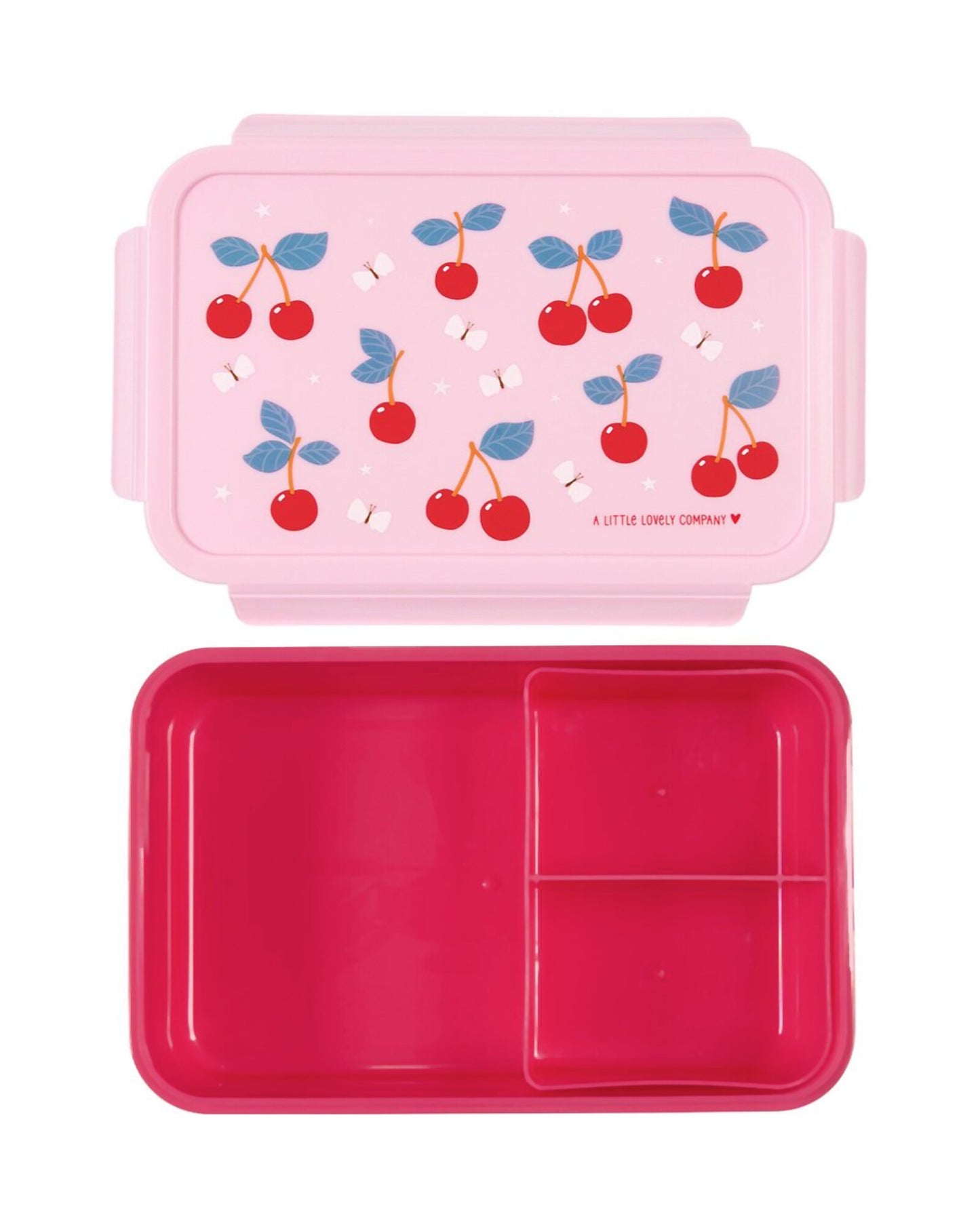 Porta Pranzo Bento - Ciliegie - Scomparti Estraibili - Personalizzabile con nome