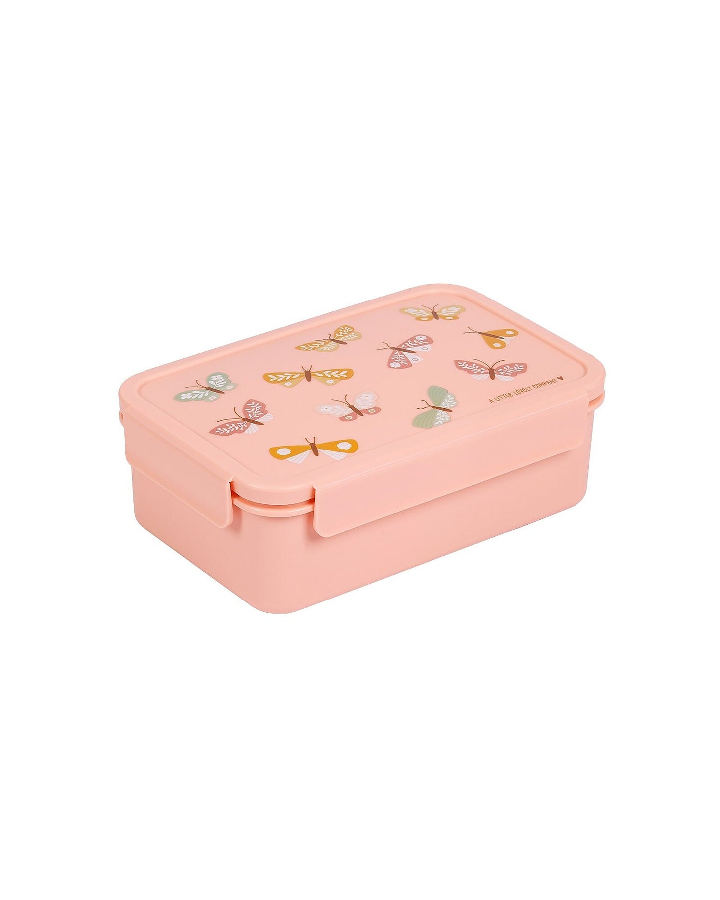 Porta Pranzo Bento - Farfalle - con Scomparti Estraibili - Personalizzabile - Fili e Stelle