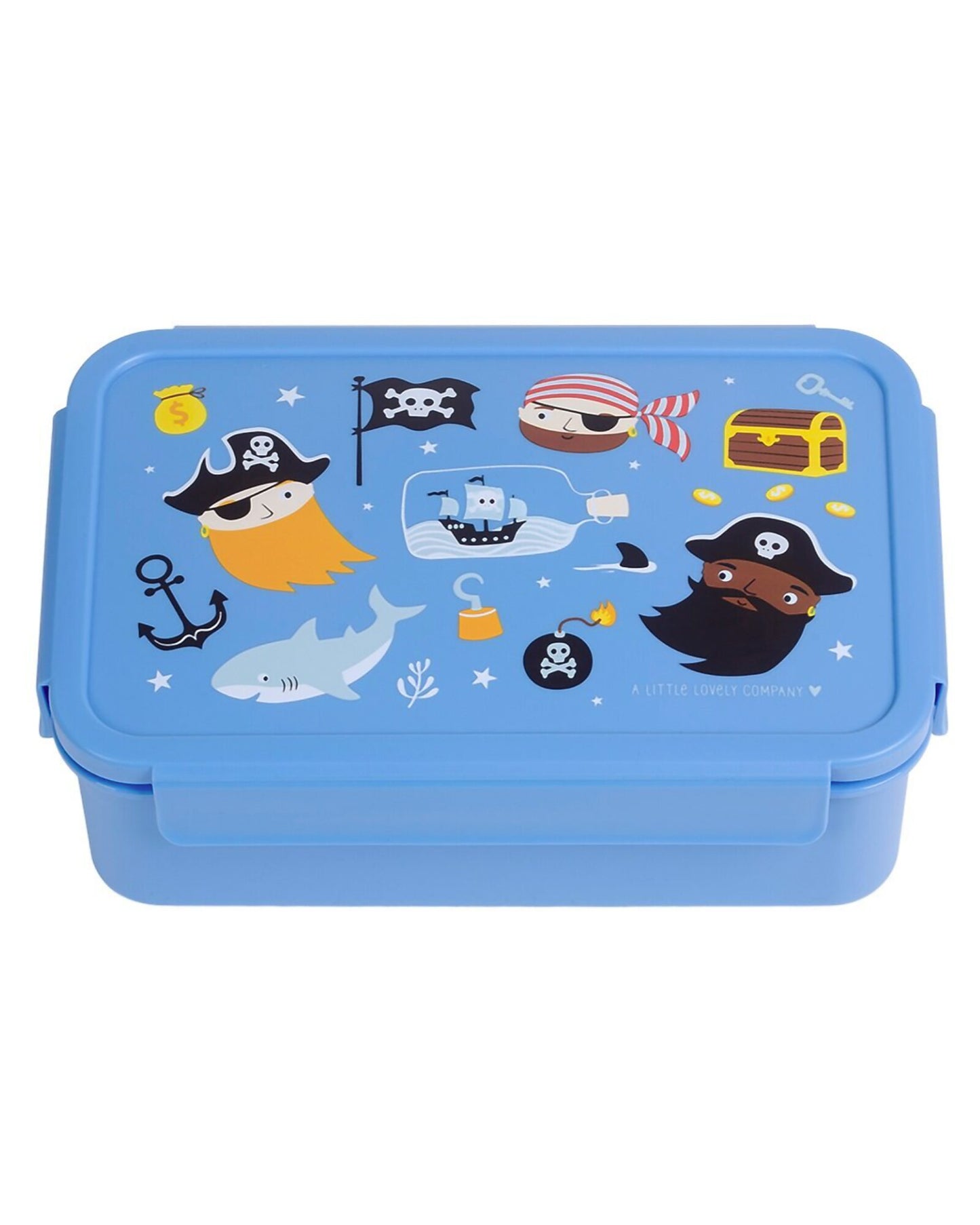 Porta Pranzo Bento - Pirati - Scomparti Estraibili - Personalizzabile con nome