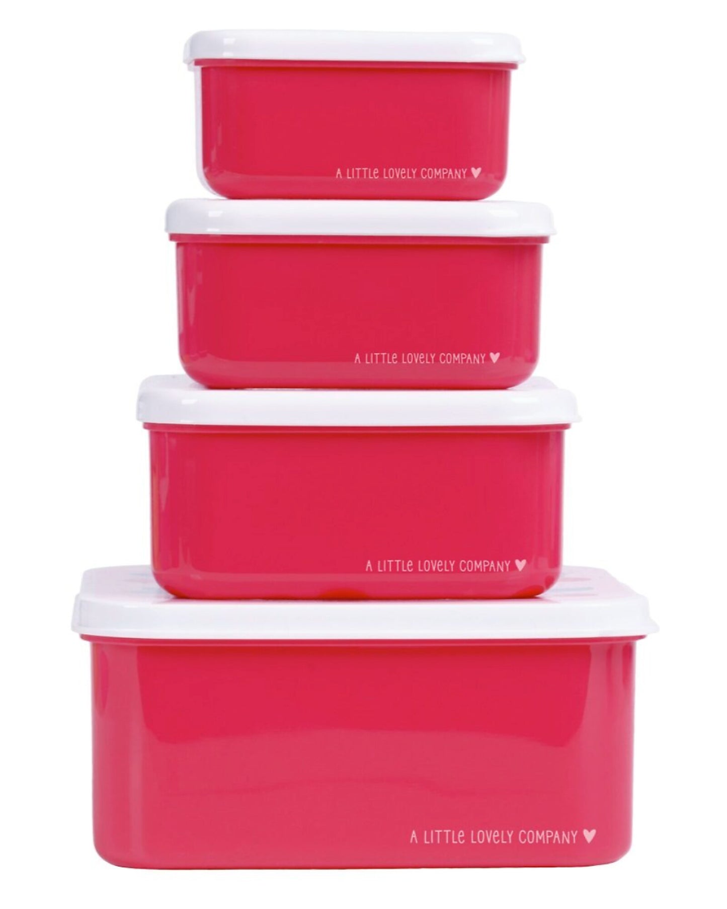 Set di Contenitori Porta Merenda - Ciliegie - Personalizzabili con Nome