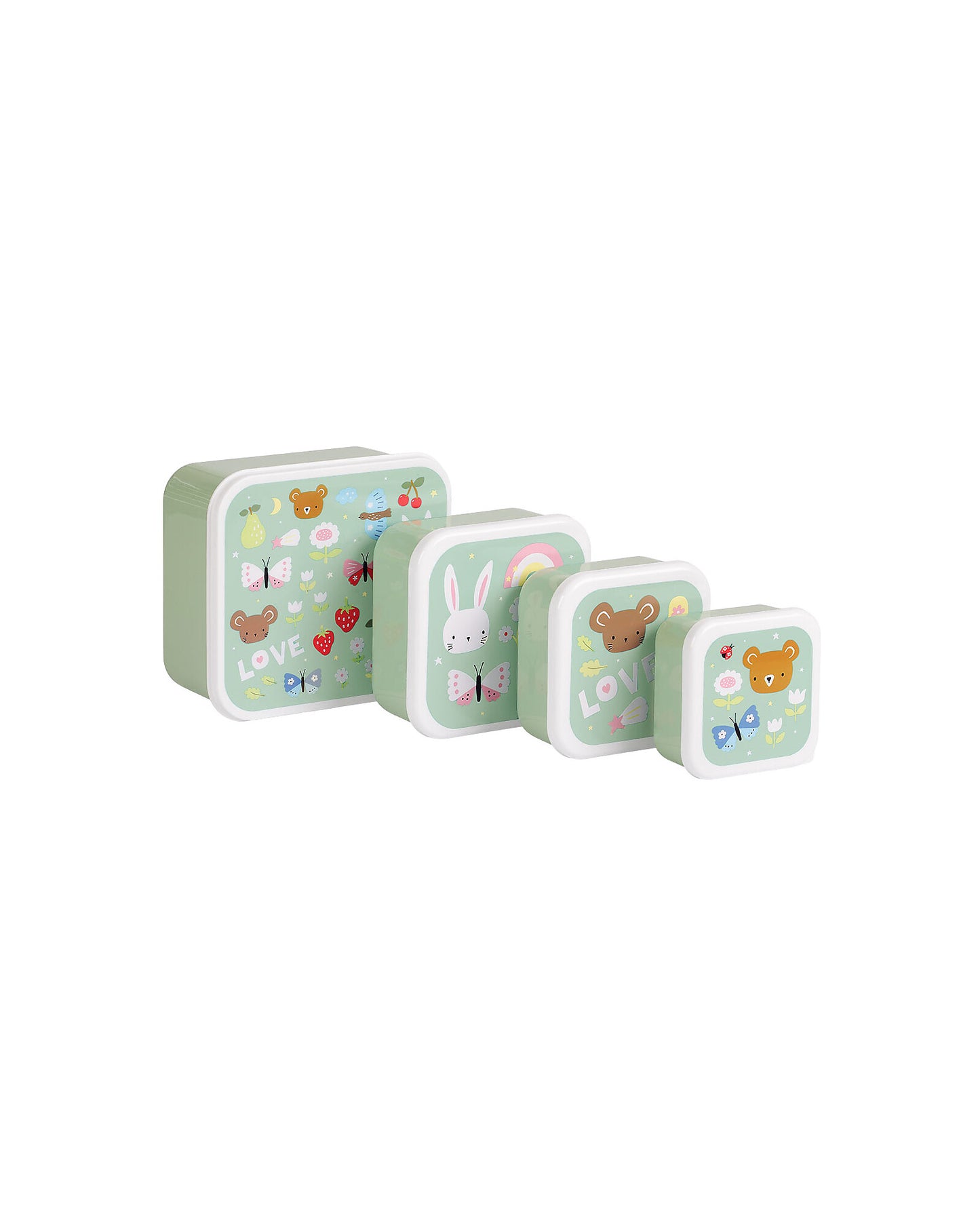 Set di Contenitori Porta Pranzo e Porta Merenda - Gioia - Fili e Stelle
