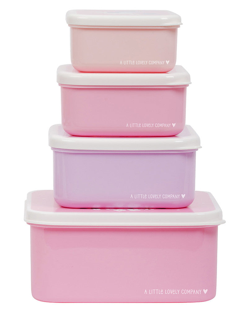 Set di Contenitori Porta Pranzo e Porta Merenda - Unicorno - Personalizzabili con Nome - Fili e Stelle