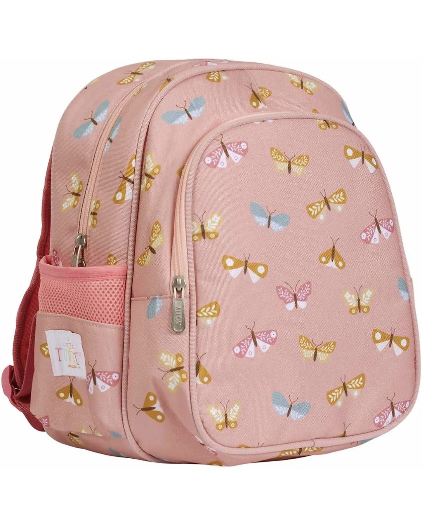 Zainetto Grande con Tasca Termica - Farfalle - 27x32x19 cm - Personalizzabile - Fili e Stelle