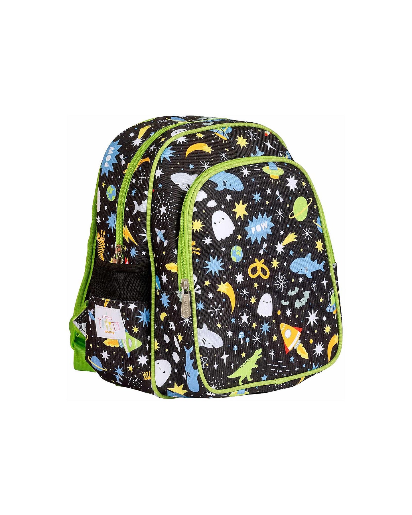 Zainetto Grande con Tasca Termica - Galaxy - 27x32x19 cm - Mantiene cibi e bevande freschi! - Personalizzabile - Fili e Stelle
