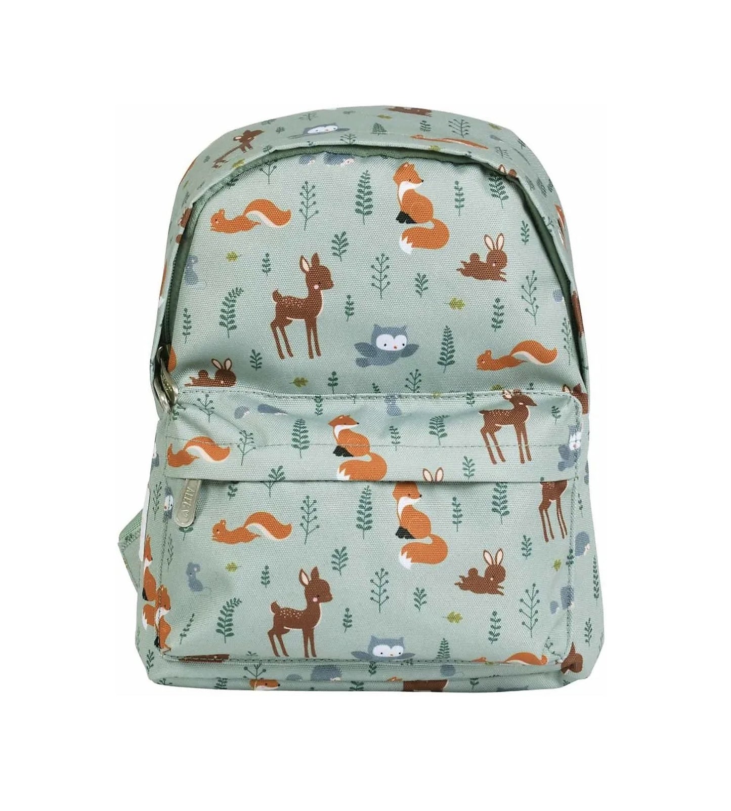 Zainetto Piccolo Amici della Foresta - 23,5x30x10 cm - Personalizzabile con il nome - Fili e Stelle