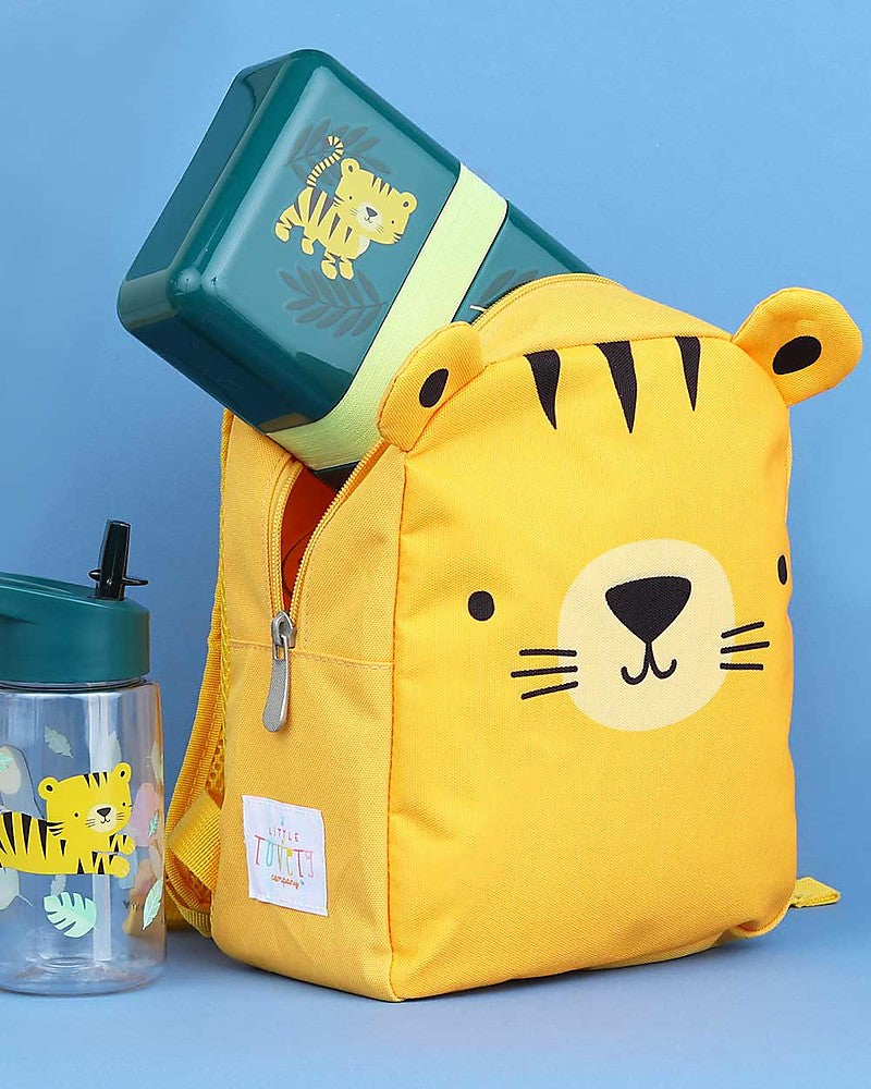Zainetto Piccolo Tigre 21 x 26 x 10 cm - Personalizzabile con Nome - Fili e Stelle