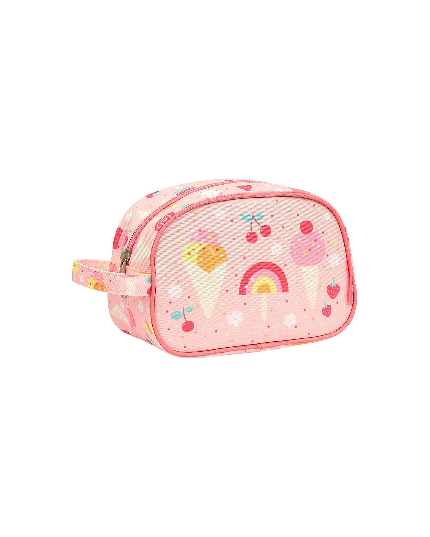 Beauty Case - Gelati - 20.5 x 14 x 9.5 cm - Personalizzabile con Nome - Fili e Stelle