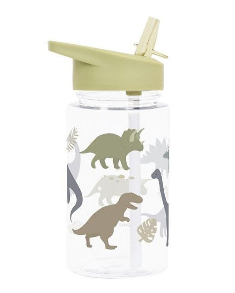 Borraccia con Cannuccia 450 ml - Dinosauri - Senza BPA - Fili e Stelle