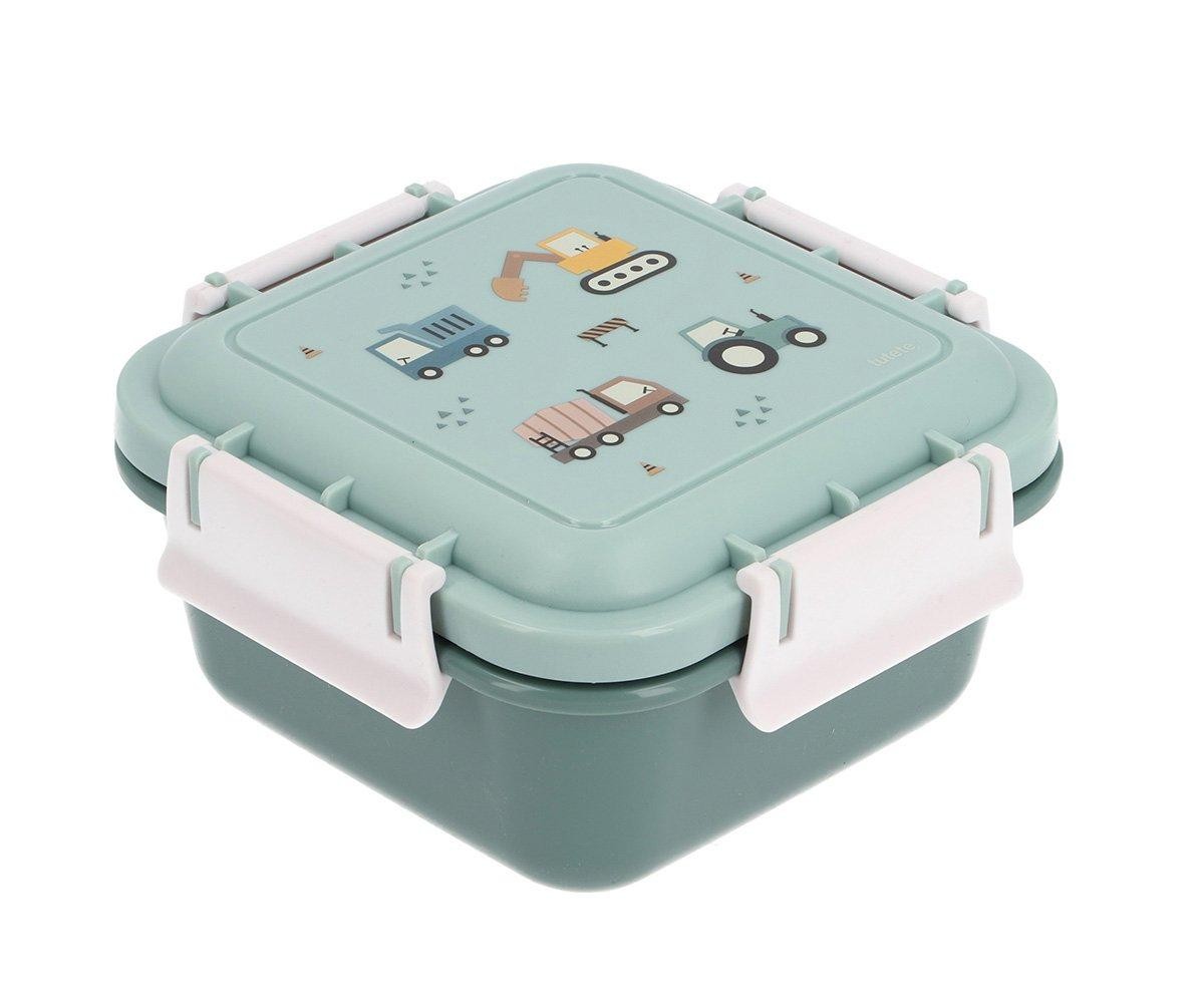 Lunch Box Grande Tutete Trucks Personalizzabile con Nome - Fili e Stelle