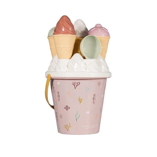 Set da spiaggia gelati cupcake rosa - Ocean Dreams