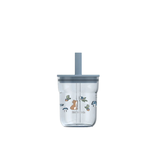 Bicchiere con cannuccia 250 ml Forest Friends