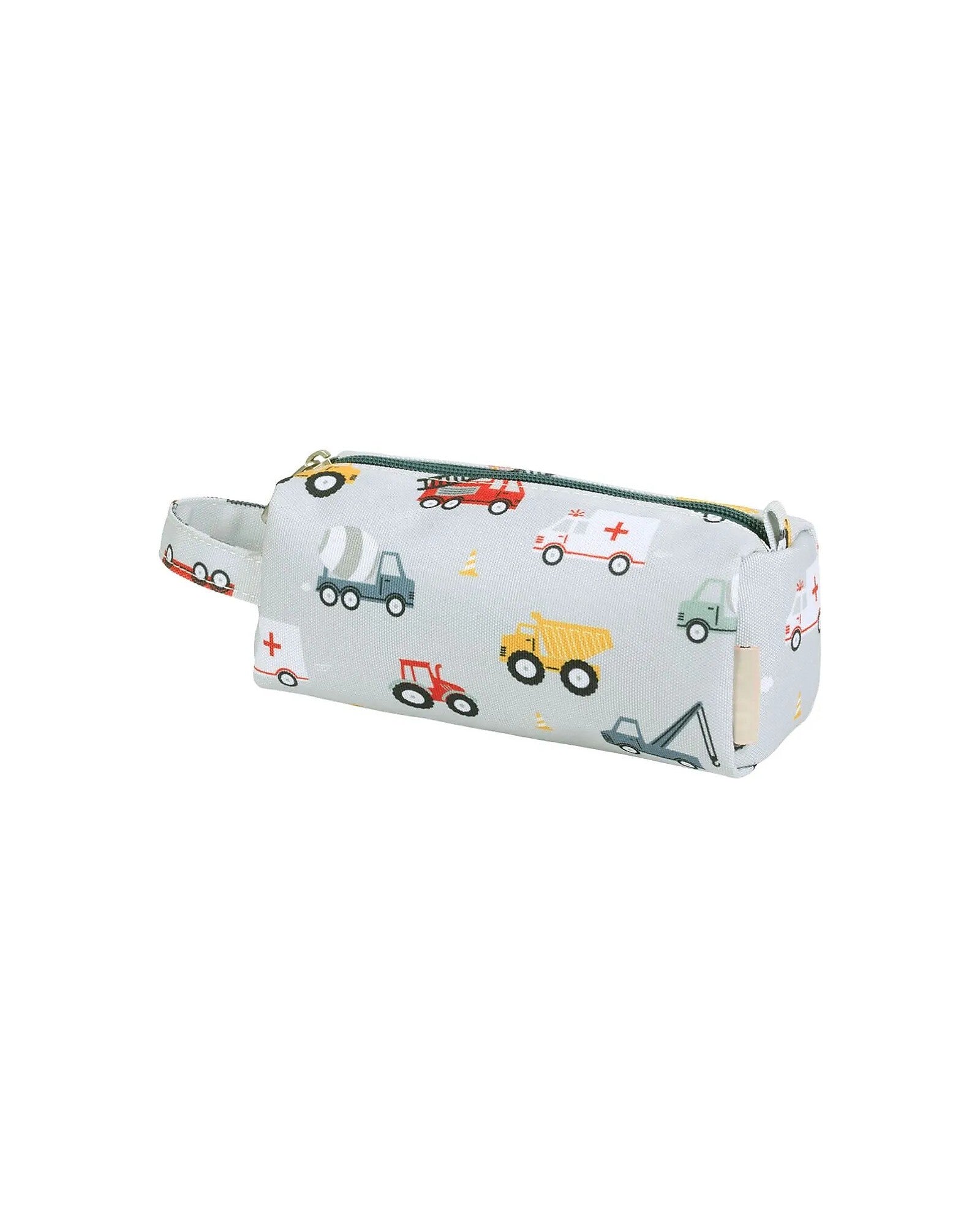 Astuccio per la Scuola con Chiusura a Zip - Veicoli - 20x8x7 cm - Personalizzabile con Nome - Fili e Stelle