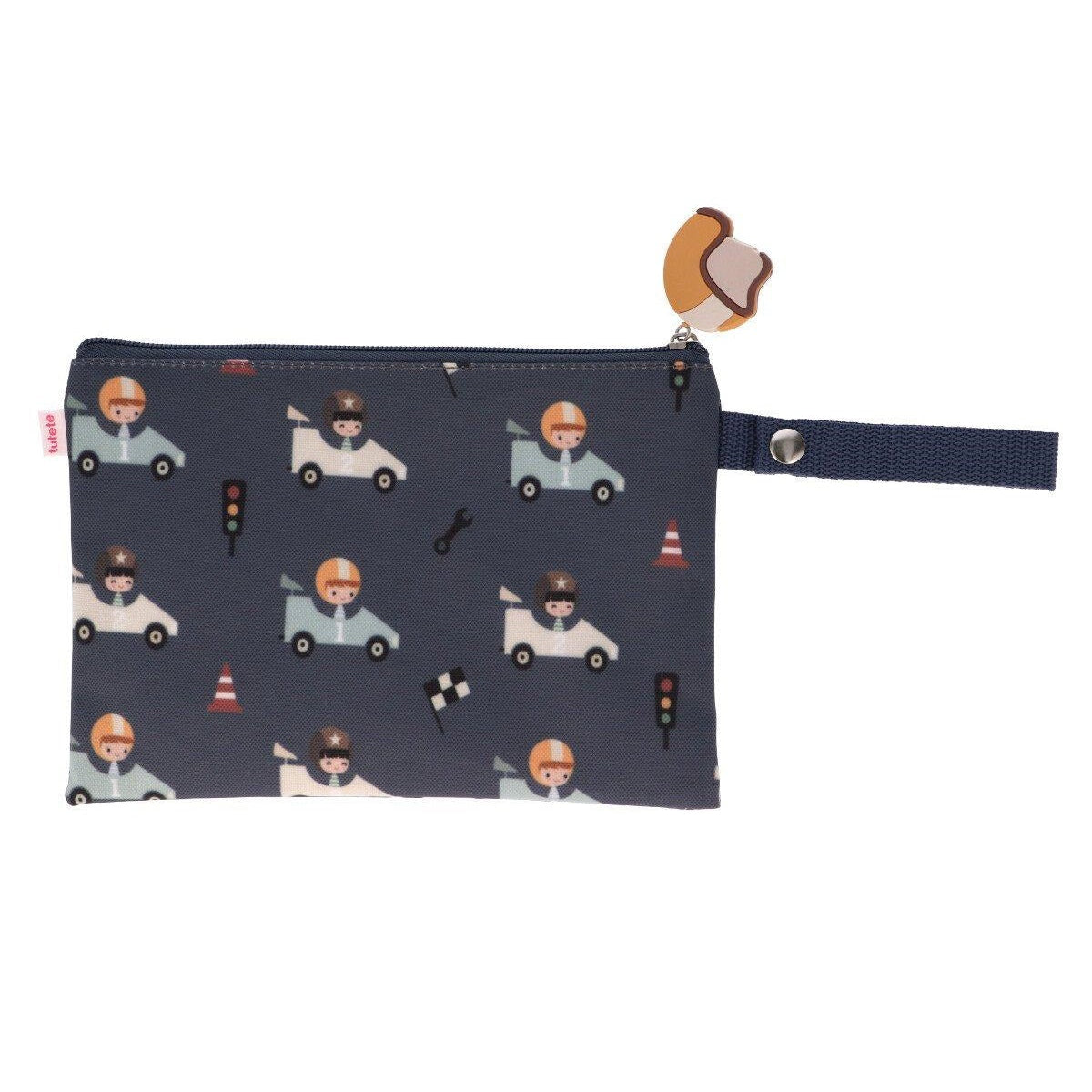 Busta Panino Speed Racers Personalizzabile con Nome - Fili e Stelle