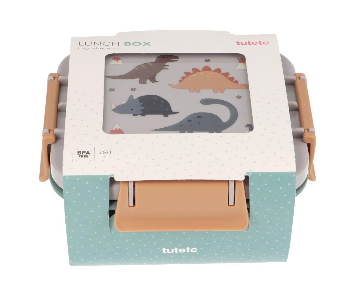 Lunch Box Grande Dinos World Personalizzabile con Nome - Fili e Stelle