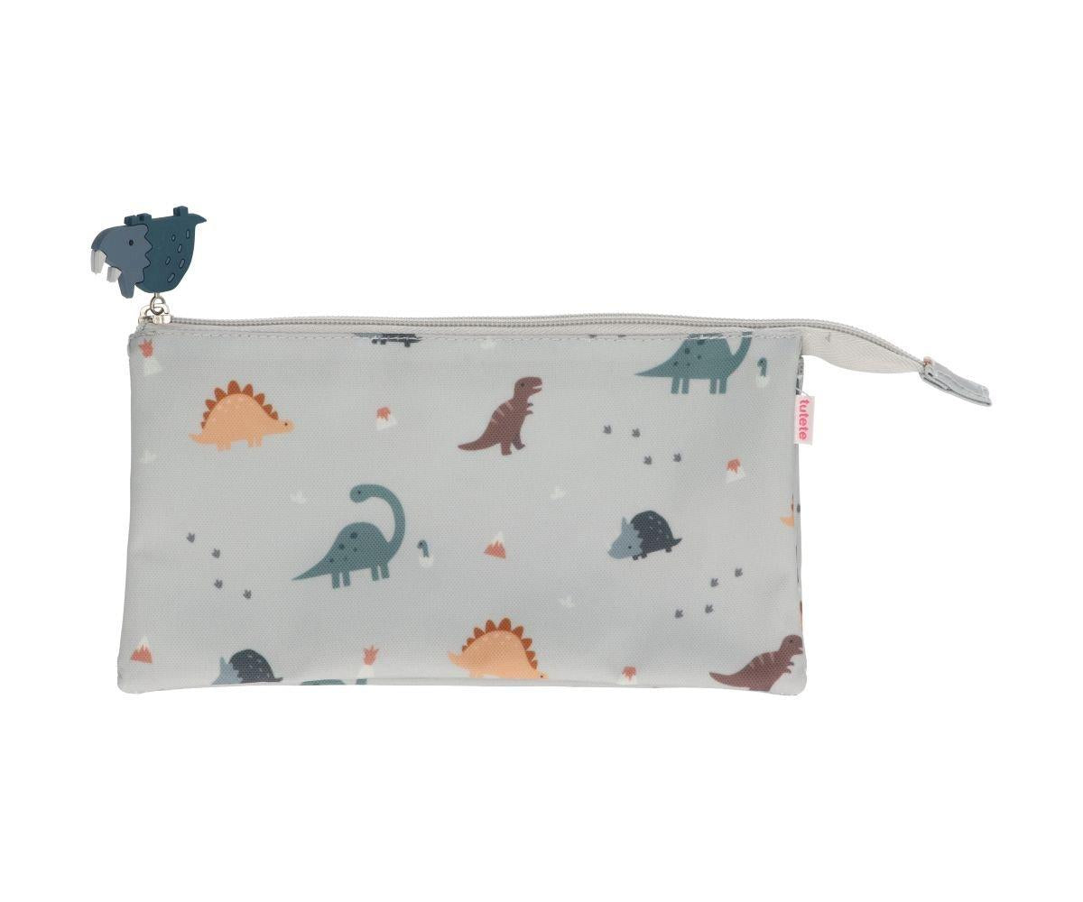 Astuccio Tris Scuola Personalizzabile Dinos World - Fili e Stelle