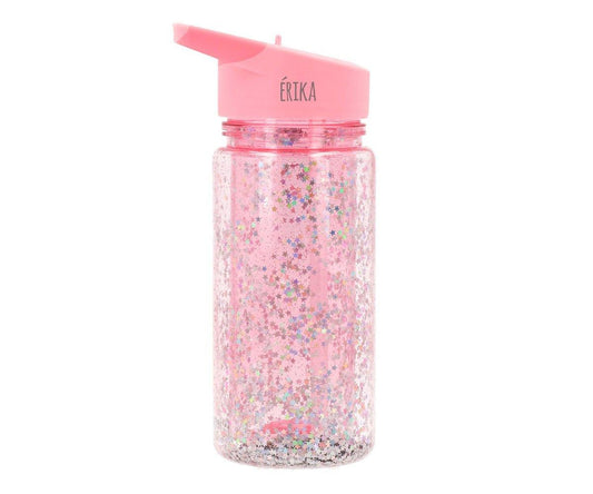 Borraccia Plastica Tutete Glitter Star Gloss Personalizzabile