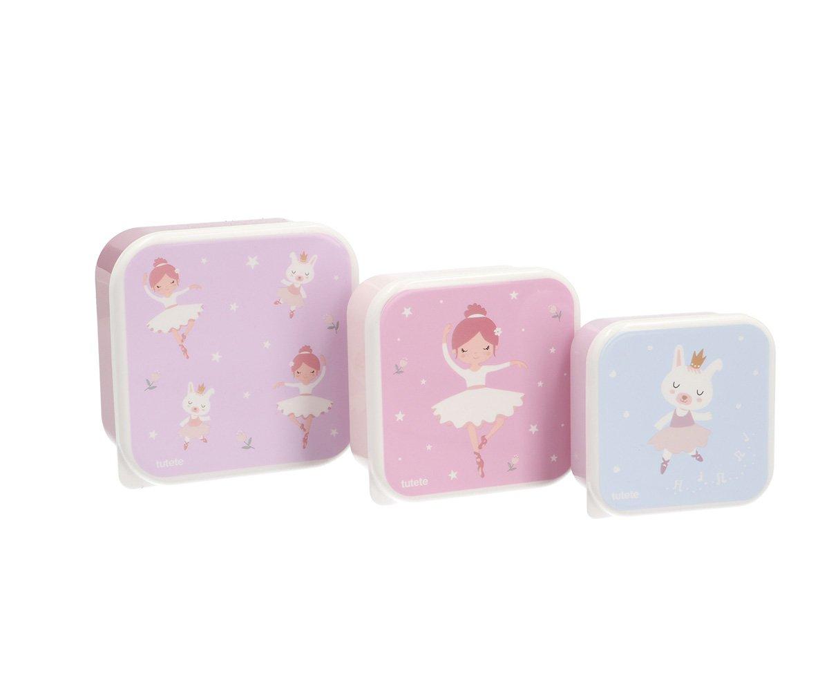 Set Personalizzato con nome - Zaino, borraccia, set 3 scatoline - Fantasia Ballet