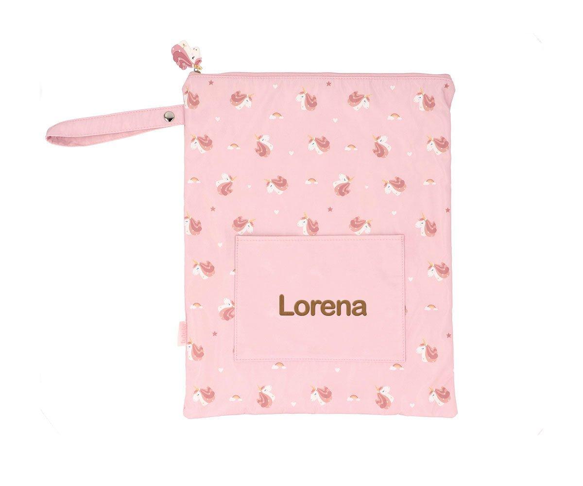 Borsa Sacca Cambio Impermeabile Grande Magical Unicorn Personalizzabile - Fili e Stelle