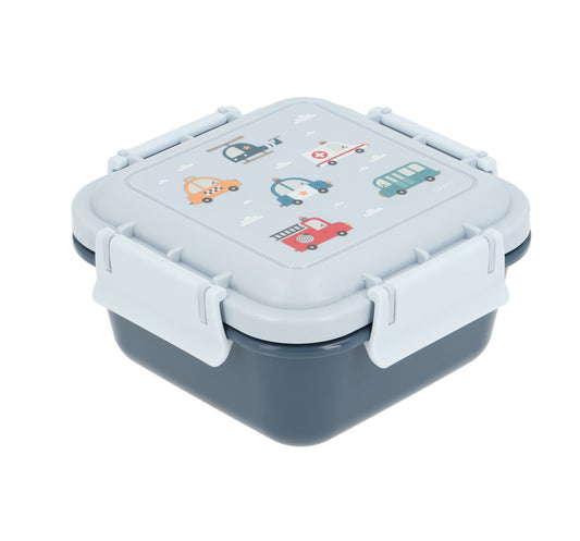 Lunch Box Grande Tutete City Cars Personalizzabile con Nome